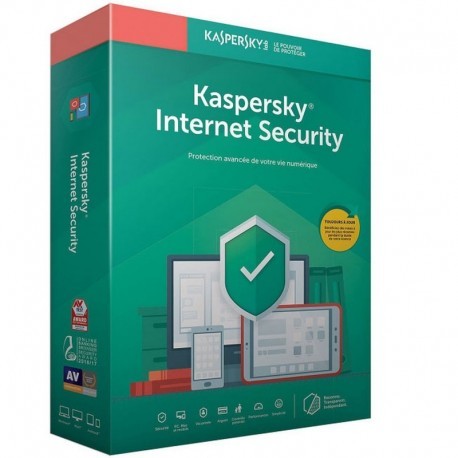 Kaspersky Internet Security 2020 - 3 Postes / 1 An