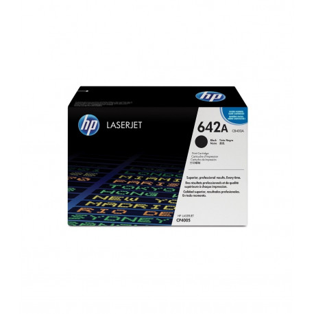 TONER HP 642A NOIR LASER ORIGINAL - CB400A