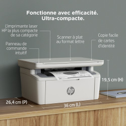 Imprimante Multifonction Laser Monochrome HP Laser M141a (7MD73A)
