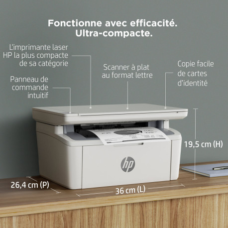 Imprimante Multifonction Laser Monochrome HP Laser M141a (7MD73A)